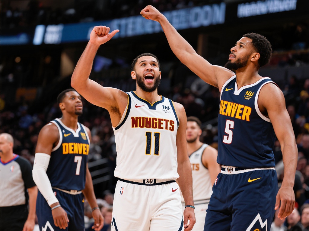 掘金整装待发,马不停蹄奔赴俄城征战! 掘金的这一策略不仅是在为短期目标服务,更